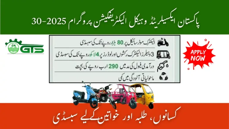 Pakistan Accelerated Vehicle Electrification Program 2025-30 – Online Apply for PAVE Subsidy 4 Pakistan Accelerated Vehicle Electrification Program 2025-30