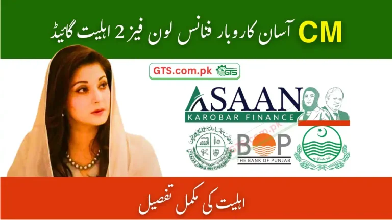 Updated: CM Asaan Karobar Finance Loan Phase 2 Eligibility 2025 – Who Can Apply & How to Qualify Easily 1 CM Asaan Karobar Finance Loan Phase 2 Eligibility