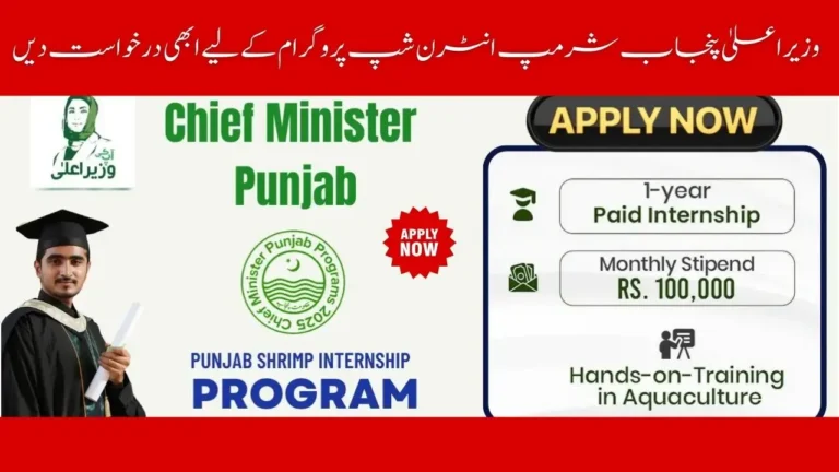 CM Punjab Shrimp Internship Program 2025 Apply Online & Get Rs. 100,000 Stipend 5 CM Punjab Shrimp Internship Program