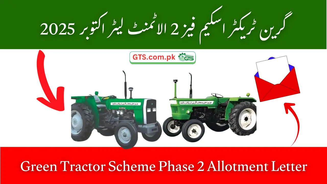 Green Tractor Scheme Phase 2 Allotment Letter