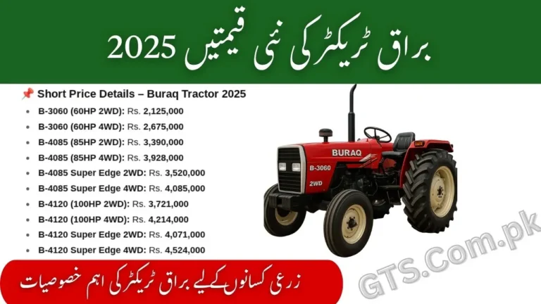 Buraq Tractor Price in Pakistan November 2025 β New Models, Fresh Rates & Farmer Financing Offers 4 Buraq Tractor Price in Pakistan
