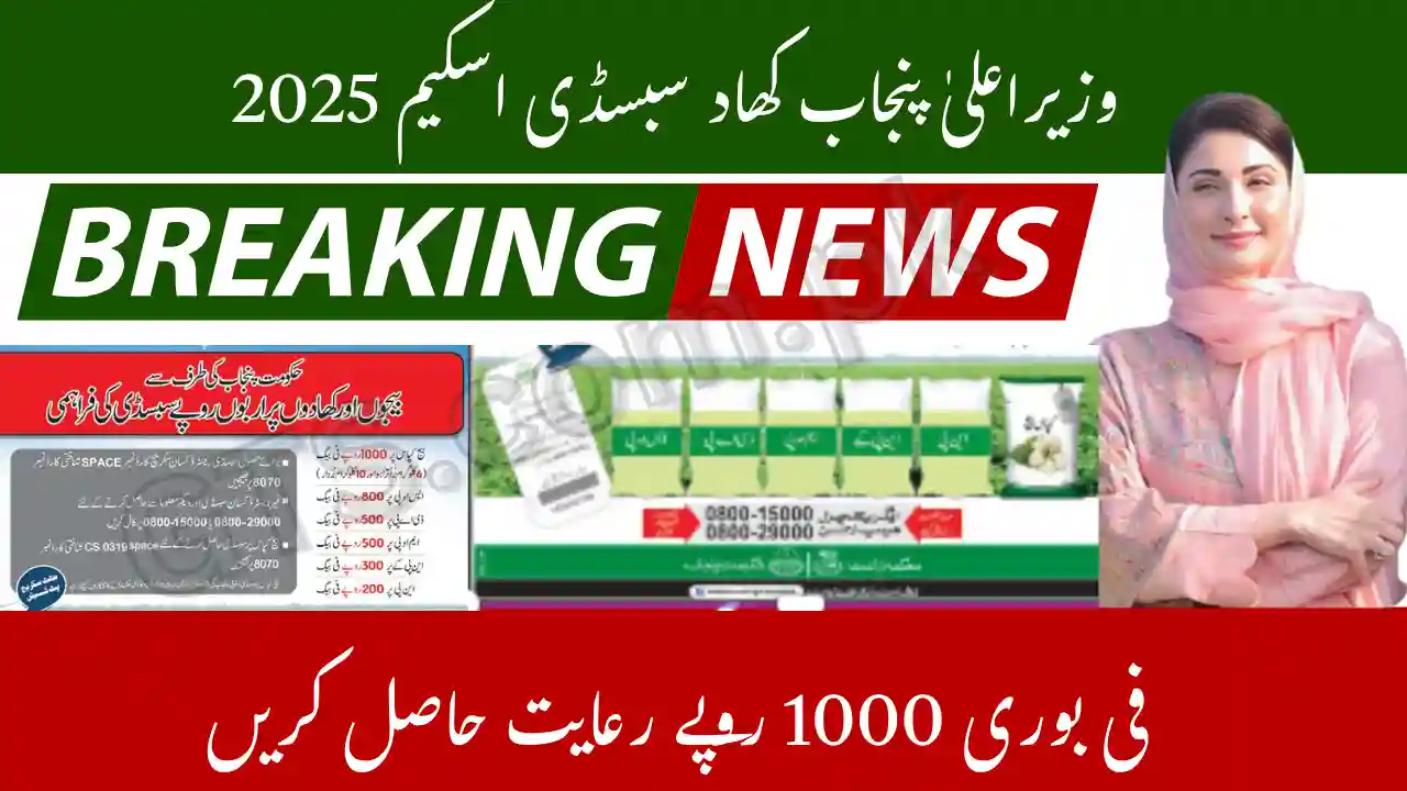 CM Punjab Fertilizer Scheme 2025