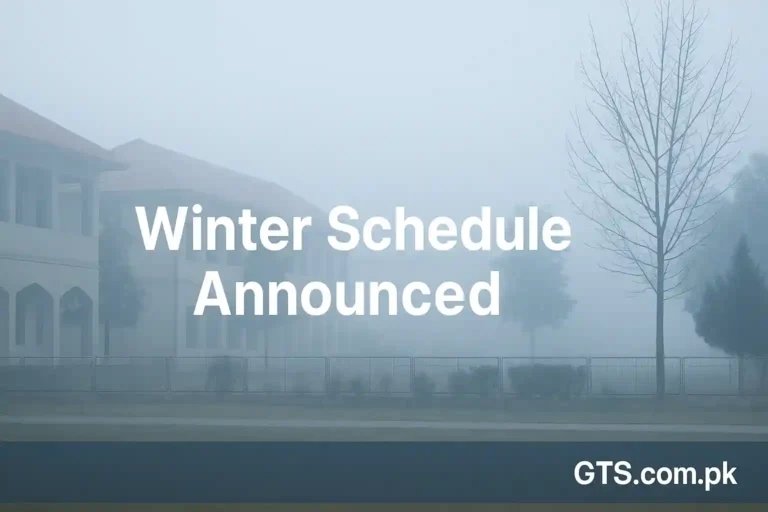Islamabad Schools and Colleges Get New Winter Schedule Under FDE Notification 6 Islamabad Schools and Colleges Get New Winter Schedule