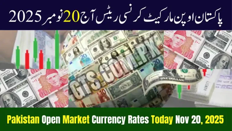 Pakistan Open Market Currency Rates Today Nov 20, 2025 (Latest Update) 5 Latest Pakistan Open Market Currency Rates Today Nov 20, 2025