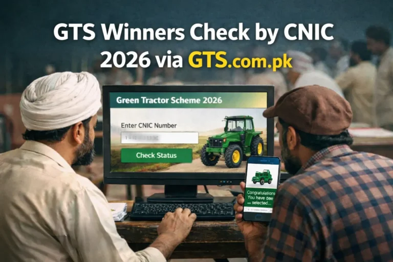 CM Punjab Green Tractor Winners Check by CNIC For 2026