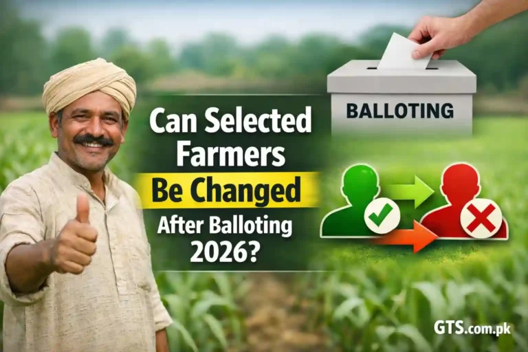 Can Selected Farmers Be Changed After Balloting 2026