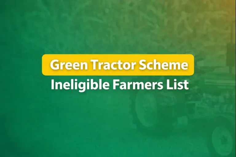 Green Tractor Scheme Ineligible Farmers List