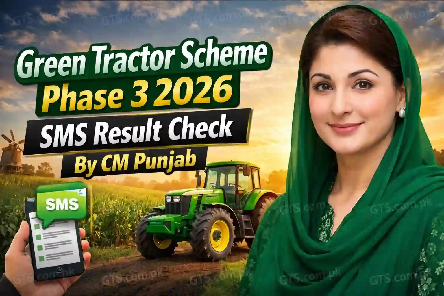 Green Tractor Scheme Phase 3 2026 SMS Result Check By CM Punjab