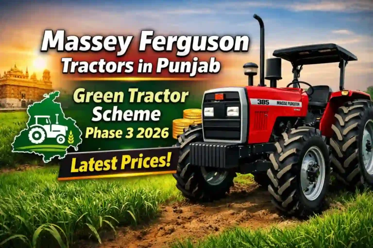 Massey Ferguson Tractors in Punjab Green Tractor Scheme Phase 3 2026