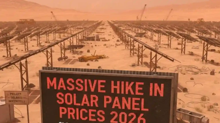 Massive Hike in Solar Panel Prices 2026 – What’s Causing the Increase