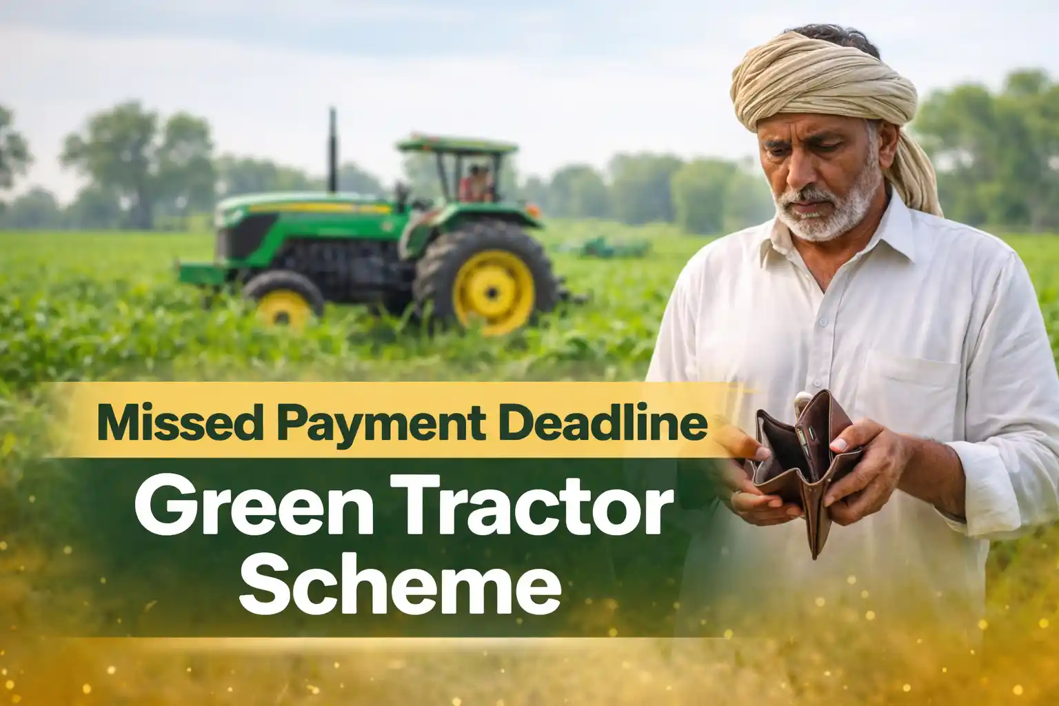 Missed Payment Deadline Green Tractor Scheme