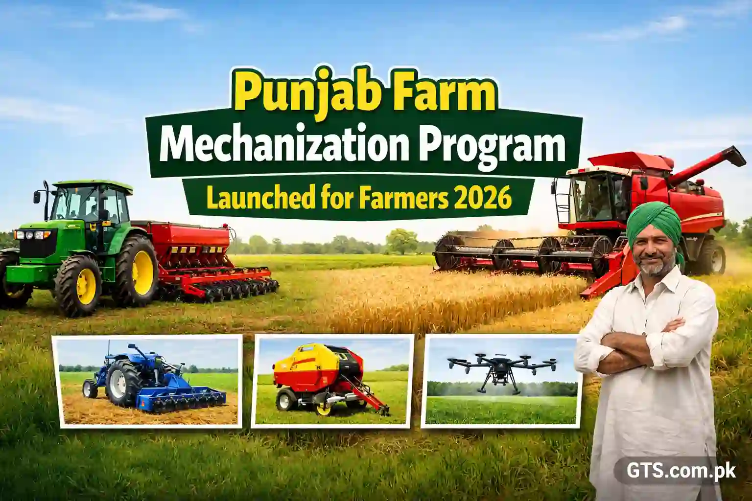 Punjab Farm Mechanization Program Launched for Farmers 2026