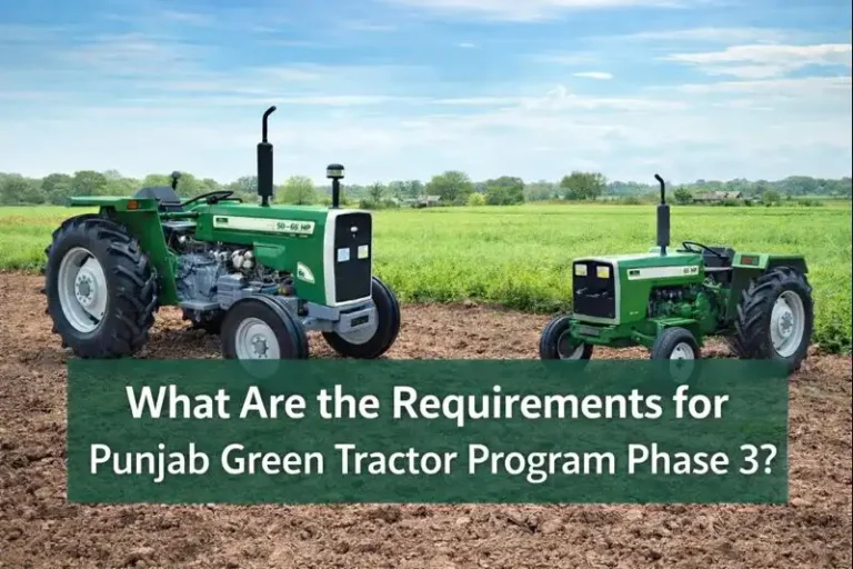 What Are the Requirements for Punjab Green Tractor Program Phase 3?