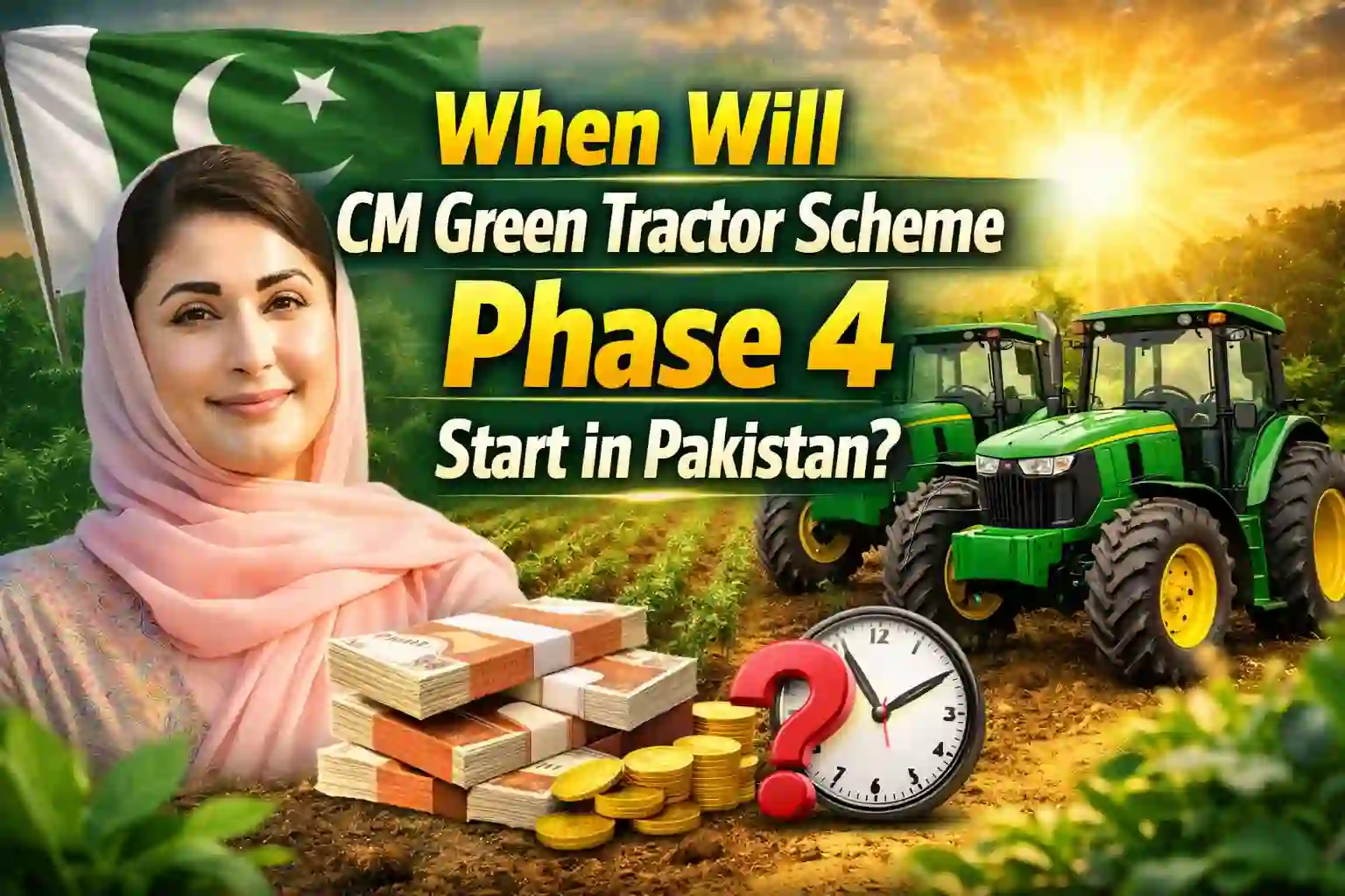 When Will CM Green Tractor Scheme Phase 4 Start in Pakistan