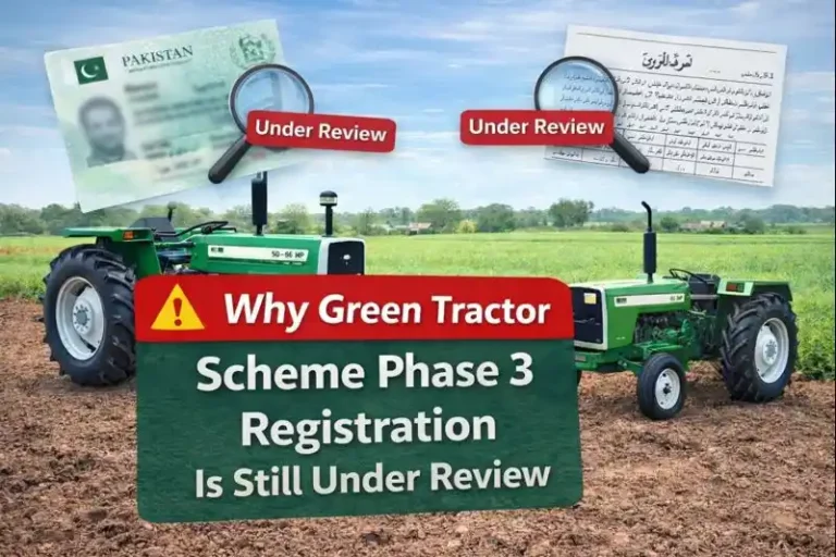 Why Green Tractor Scheme Phase 3 Registration Is Still Under Review