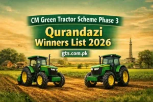 CM Green Tractor Scheme Phase 3 Qurandazi Announced