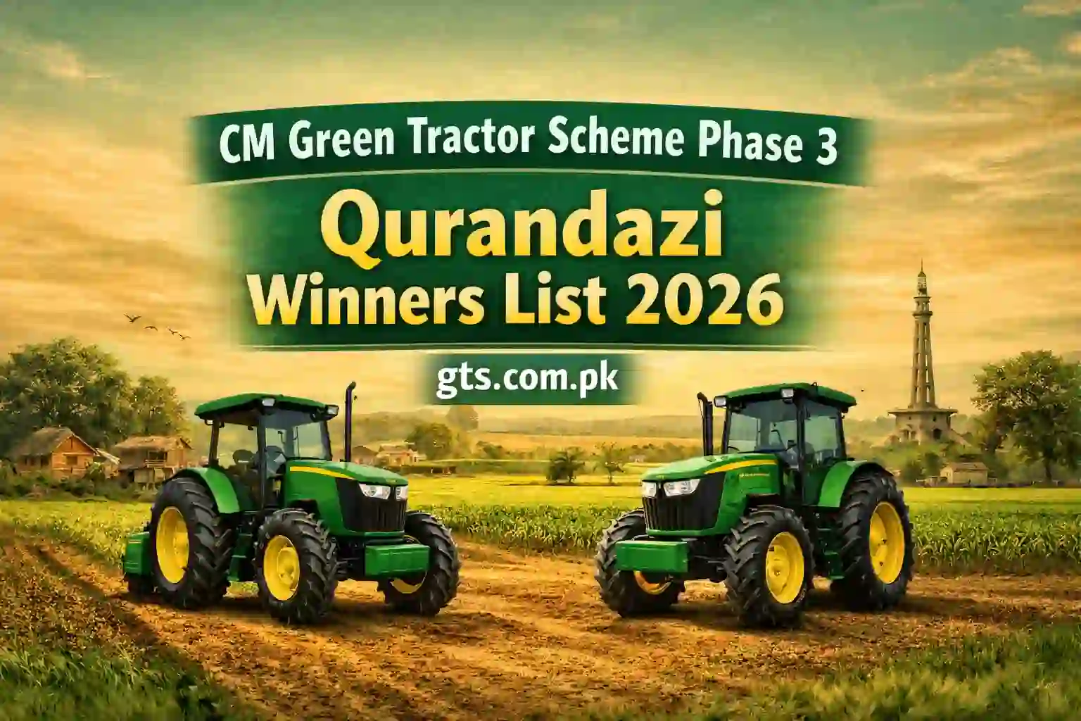 CM Green Tractor Scheme Phase 3 Qurandazi Announced
