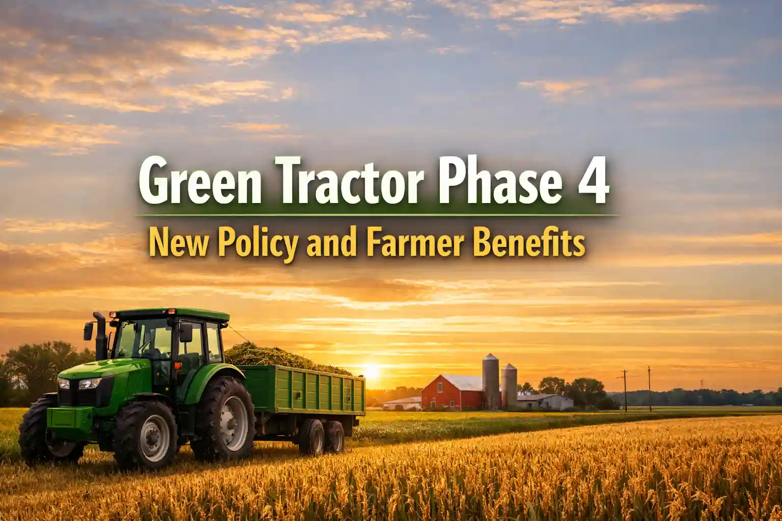 Green Tractor Phase 4 New Policy and Farmer Benefits 1 Green Tractor Phase 4 New Policy and Farmer Benefits