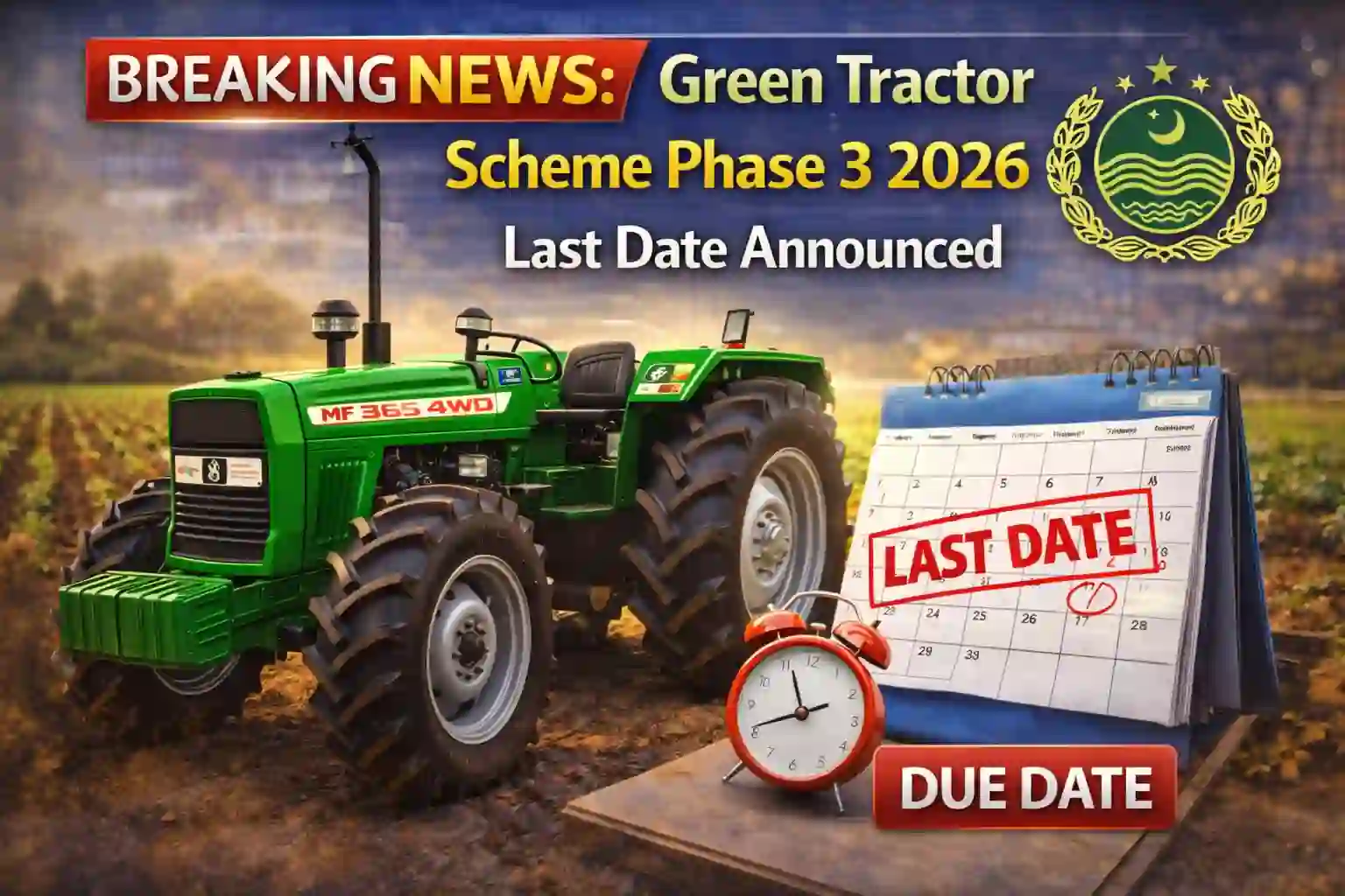 Green Tractor Scheme Phase 3 2026 Last Date Announced 1 Green Tractor Scheme Phase 3 2026 Last Date Announced