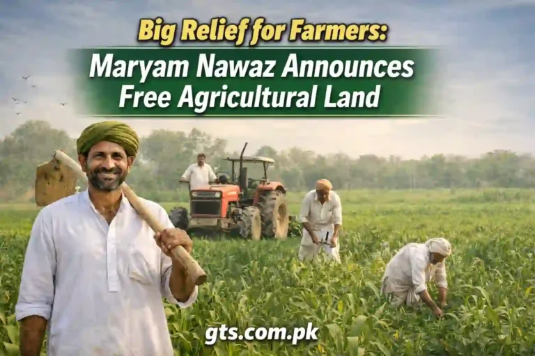 Maryam Nawaz Announces Free Agricultural Land